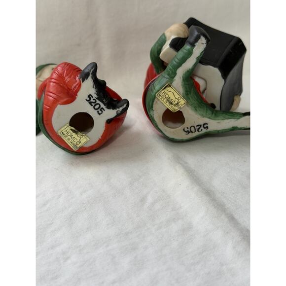 Vintage Home Interiors Homco Elves Elf Figurines Toymaker Book Taiwan 3.75” - Picture 5 of 5